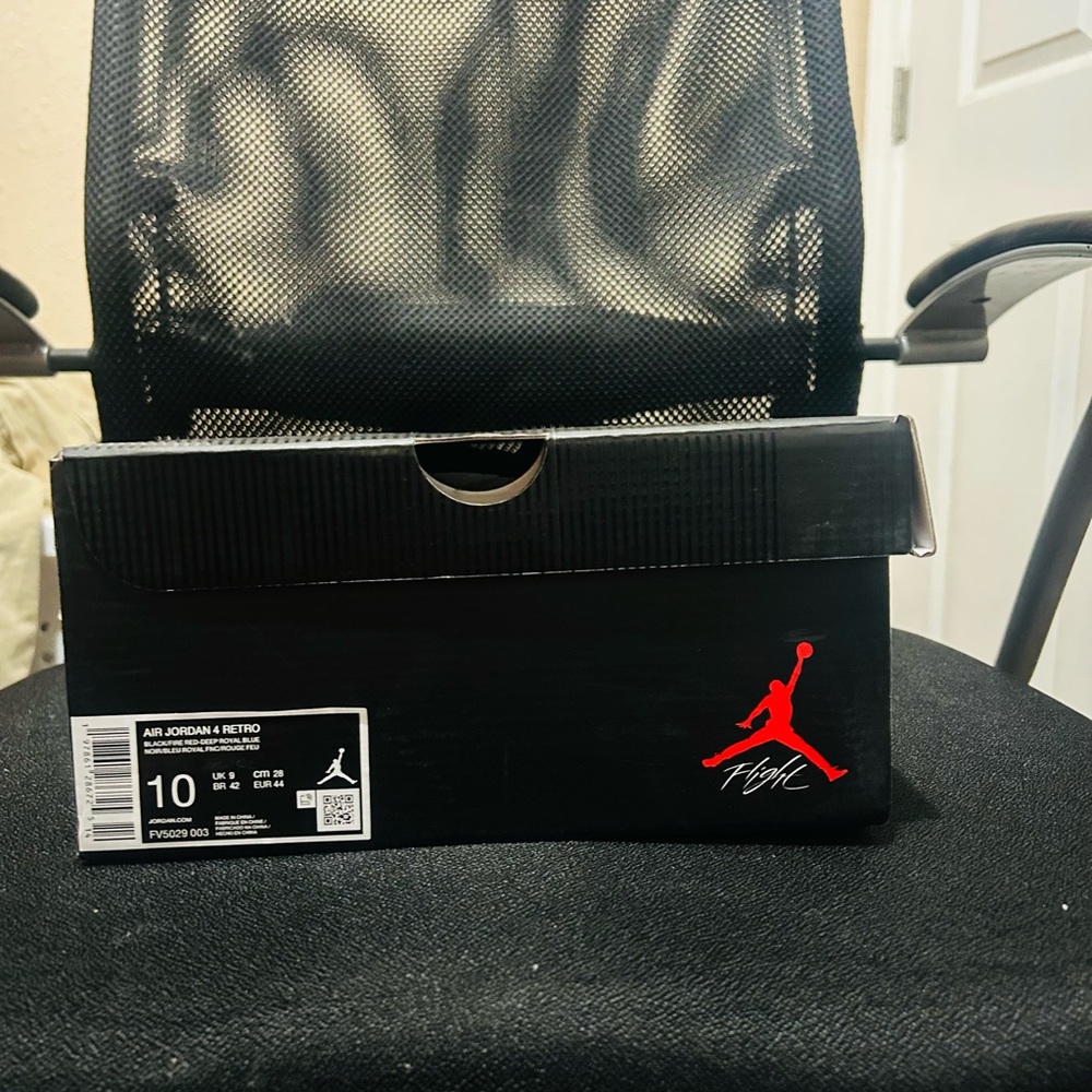 Jordan Black and Red Sneakers